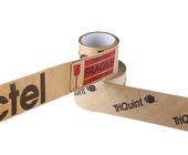 Self Adhesive Gummed Brown Paper Tape Logo Printed Kraft Tape
