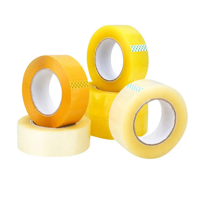 Various Durable Using Wholesale Bopp Packaging Tape Clear Bopp Master Roll Tape Yellowish Bopp Packing Tape